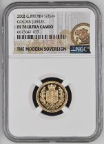 2002 Gold Half-Sovereign Golden Jubilee Proof NGC PF 70 ULTRA CAMEO