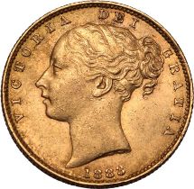 1883 M Gold Sovereign Shield