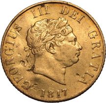 1817 Gold Half-Sovereign