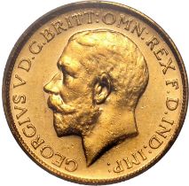 1923 S Gold Sovereign PCGS AU53