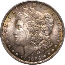 United States Morgan dollars 1884 O Silver 1 Dollar PCGS MS63