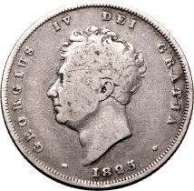 1825 Silver Shilling Third Reverse