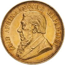 South Africa Paul Kruger 1898 Gold Pond single shaft About extremely fine