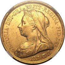1893 Gold 5 Pounds (5 Sovereigns) NGC MS 61
