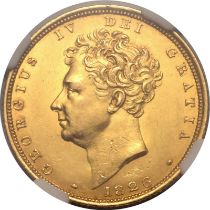 1826 Gold Sovereign NGC MS 62
