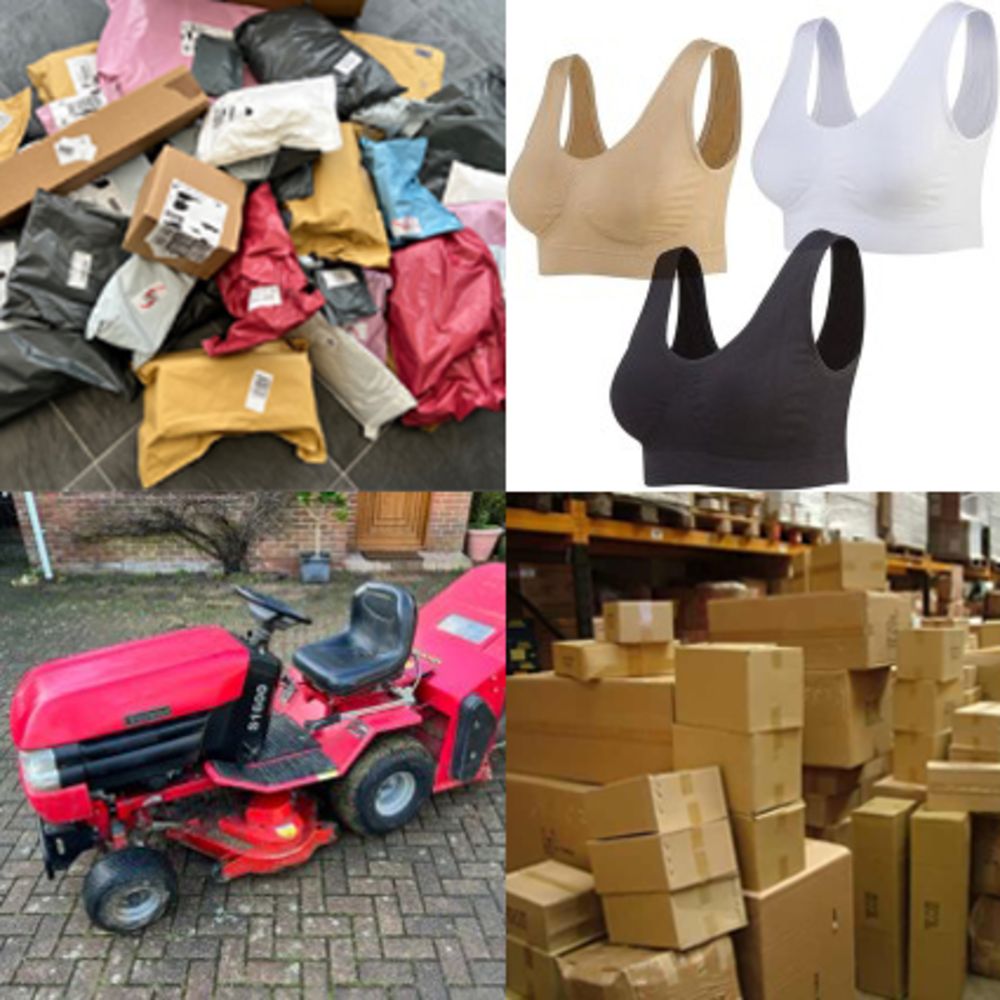 Undelivered Courier Packages, BRAND NEW Liquidated Stock, Wholesale Warehouse Clearance & Retail Returns. Tommee Tippee. Ride On Mower. Amazon.