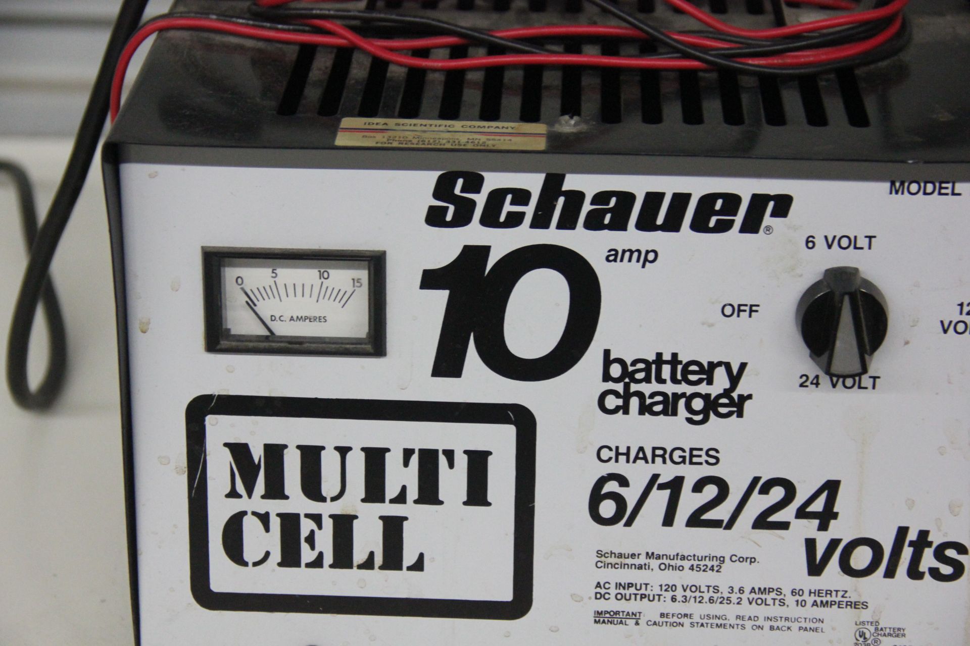 SCHAUER 10A BATTERY CHARGER - Image 2 of 4