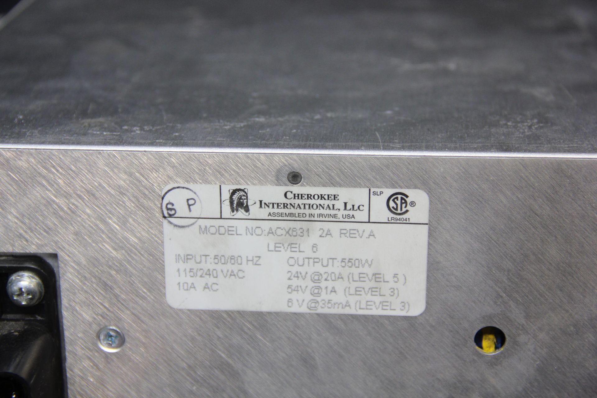 HONEYWELL CHEROKEE POWER SUPPLY - Image 5 of 5