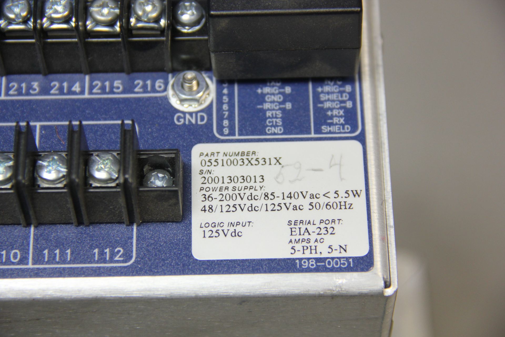 SEL OVERCURRENT RELAY/RECLOSING RELAY - Image 7 of 7