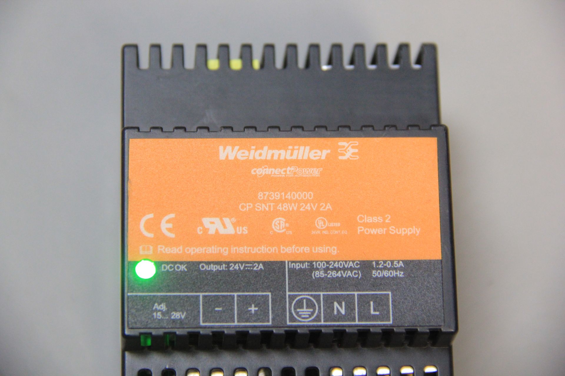 WEIDMULLER AUTOMATION POWER SUPPLY - Image 3 of 3