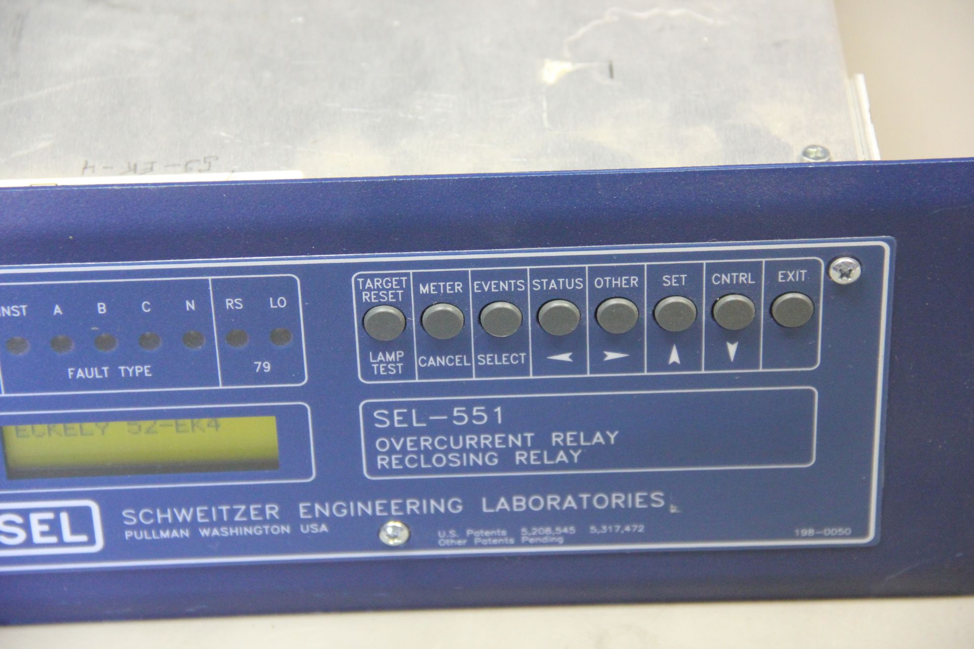 SEL OVERCURRENT RELAY/RECLOSING RELAY - Image 5 of 7
