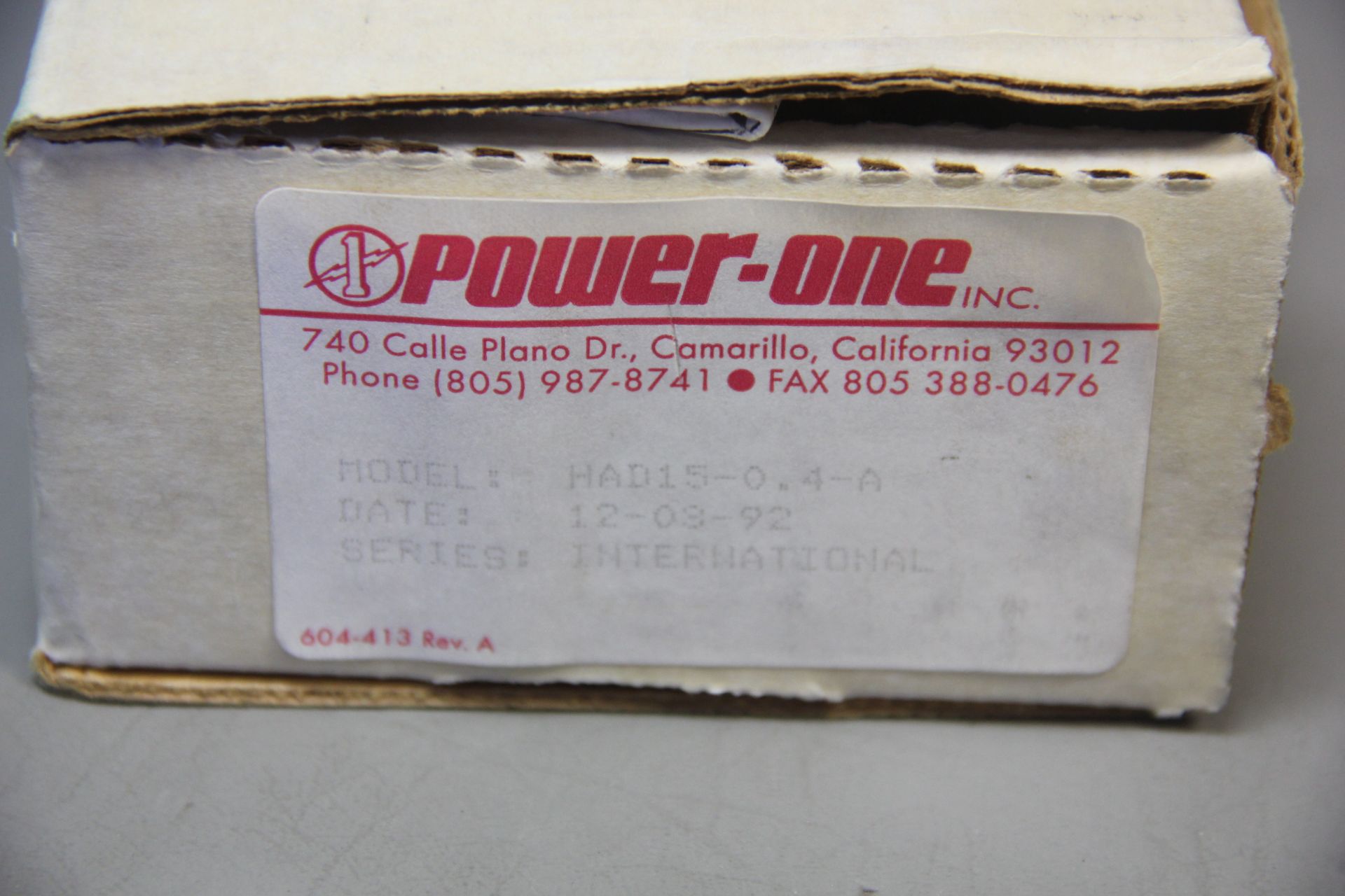 NEW POWER ONE POWER SUPPLY - Image 2 of 3