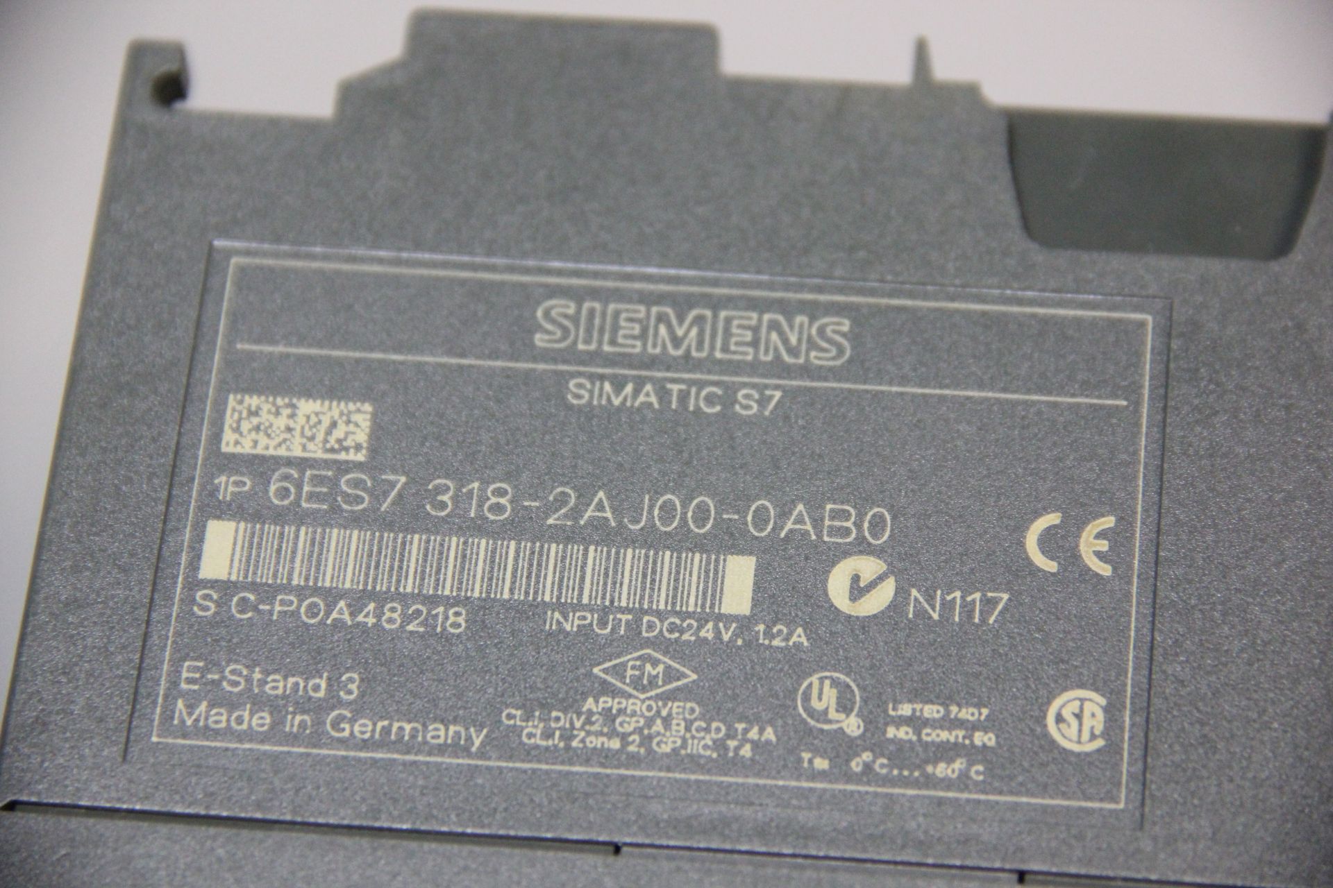 SIEMENS SIMATIC S7-300 PLC CPU PROCESSOR - Image 5 of 8