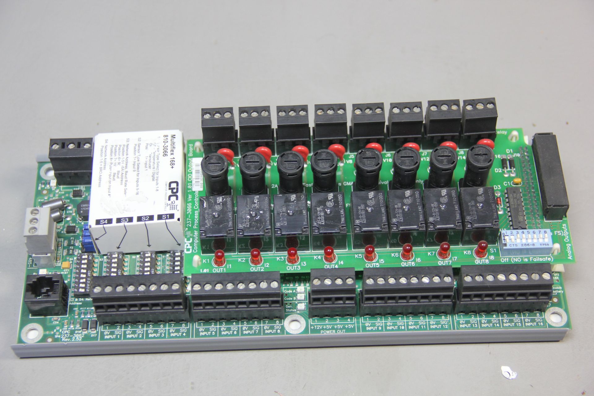 EMERSON/CPC MULTIFLEX 168+ CONTROL BOARD