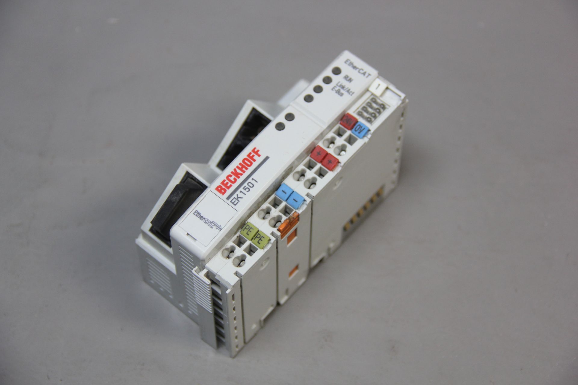 BECKHOFF ETHERCAT COUPLER WITH SINGLE MODE FIBER PORTS MODULE