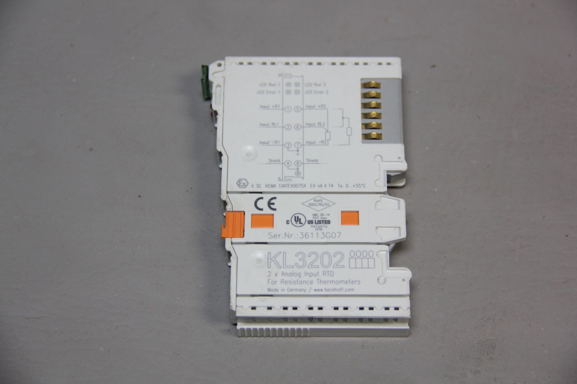 BECKHOFF ANALOG INPUT RTD MODULE