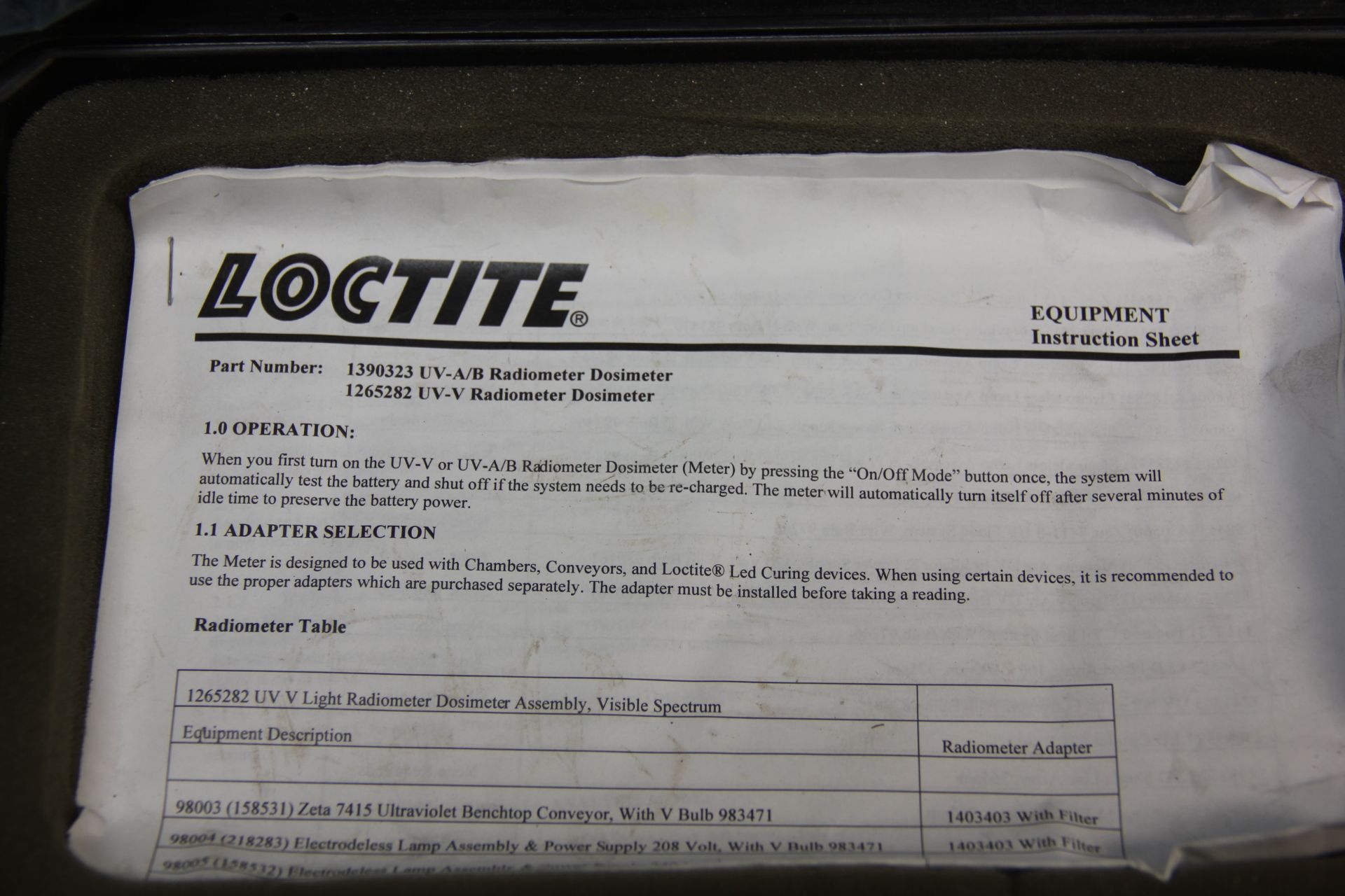 LOCTITE RADIOMETER/DOSIMETER - Image 4 of 18