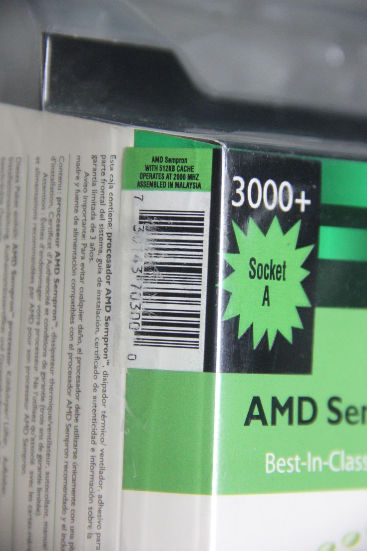 NEW AMD SEMPRON 3000+ SOCKET A PROCESSOR - Image 5 of 5