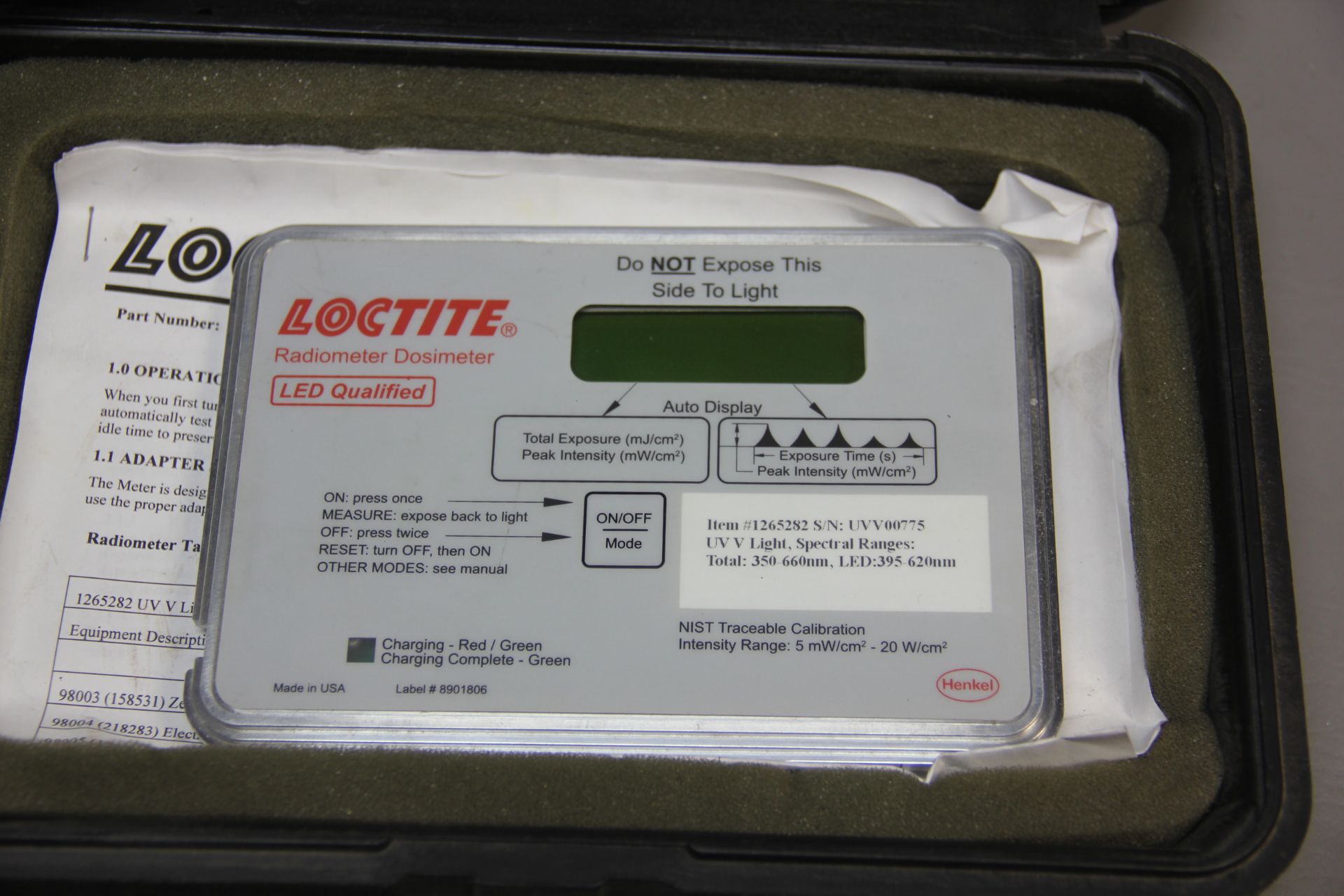 LOCTITE RADIOMETER/DOSIMETER - Image 3 of 18