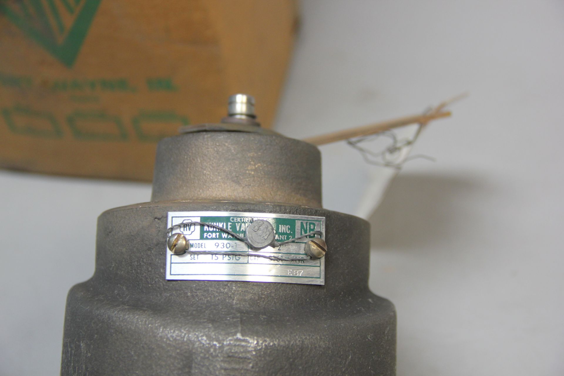 NEW KUNKLE 2" SAFETY RELIEF VALVE - Image 5 of 5