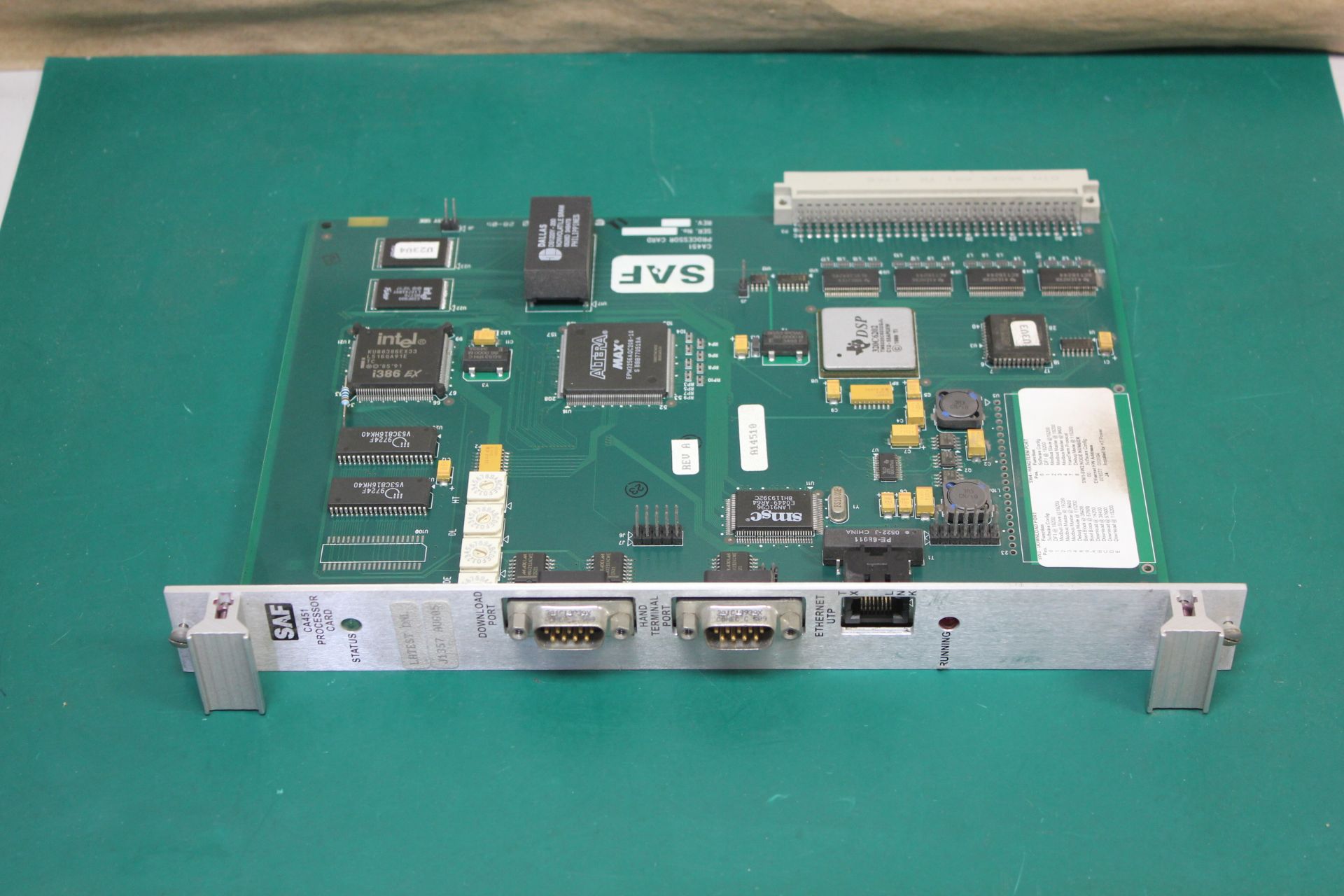 SAFTRONICS DRIVE SYSTEMS CA451 PROCESSOR CPU CARD