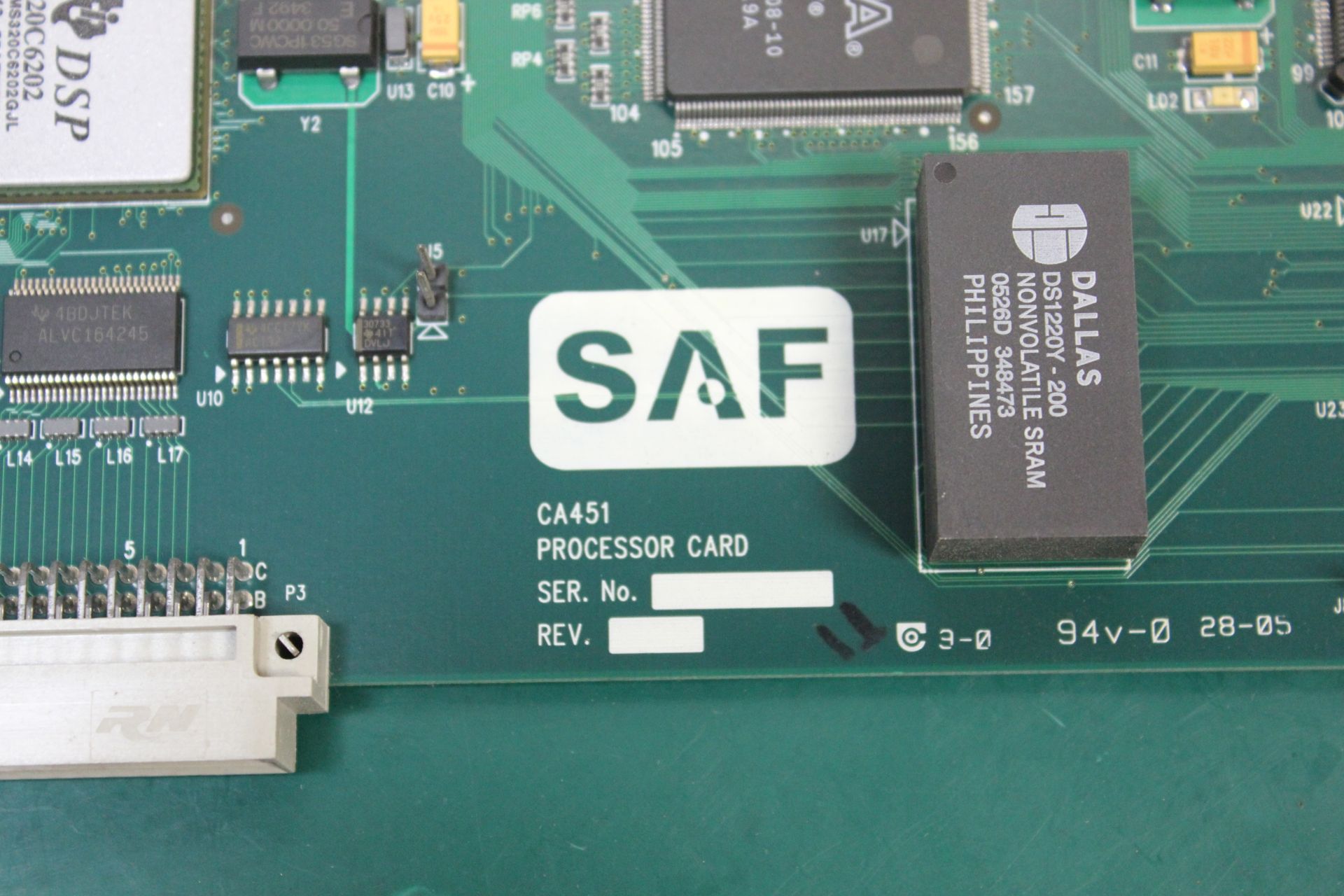 SAFTRONICS DRIVE SYSTEMS CA451 PROCESSOR CPU CARD - Image 4 of 4