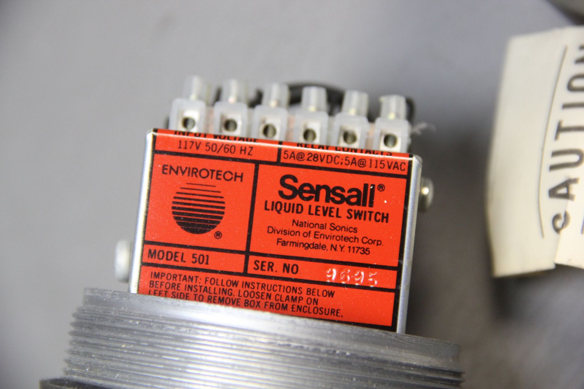 UNUSED SENSALL ULTRASONIC LIQUID LEVEL SWITCH - Image 5 of 6