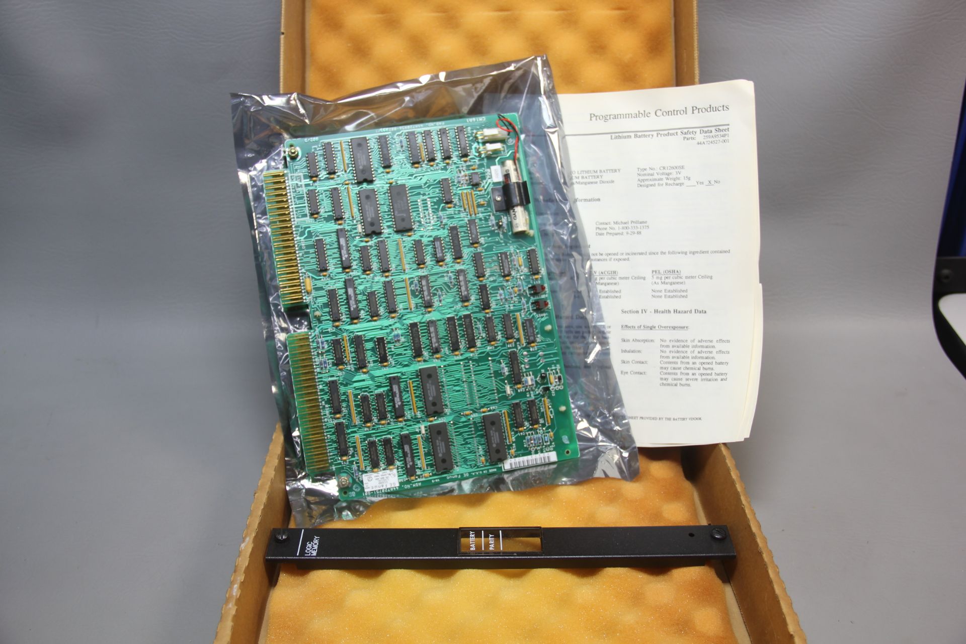 LOT OF 2 GE FANUC CONTROL BOARDS - Image 3 of 5