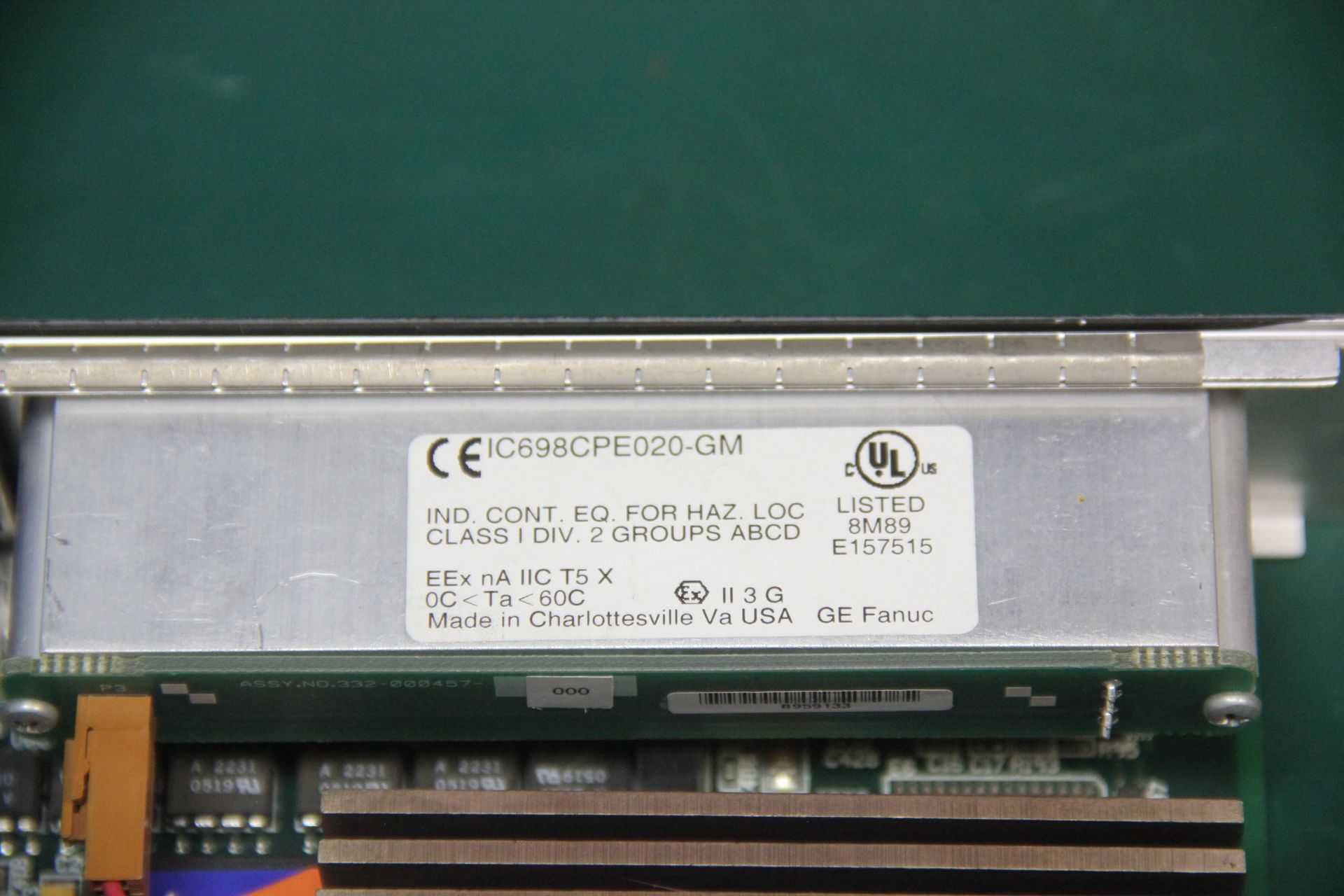 GE FANUC RX7i CPU PLC MODULE - Image 4 of 9