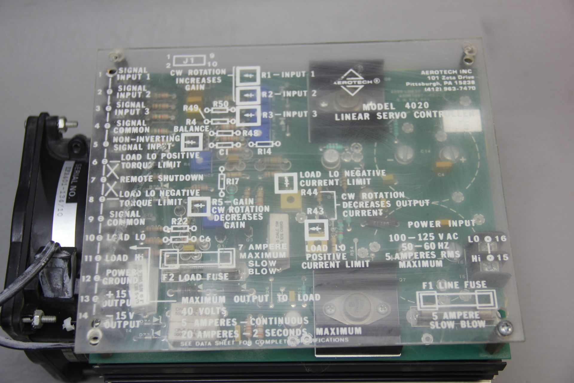 AEROTECH LINEAR SERVO CONTROLLER - Image 2 of 4