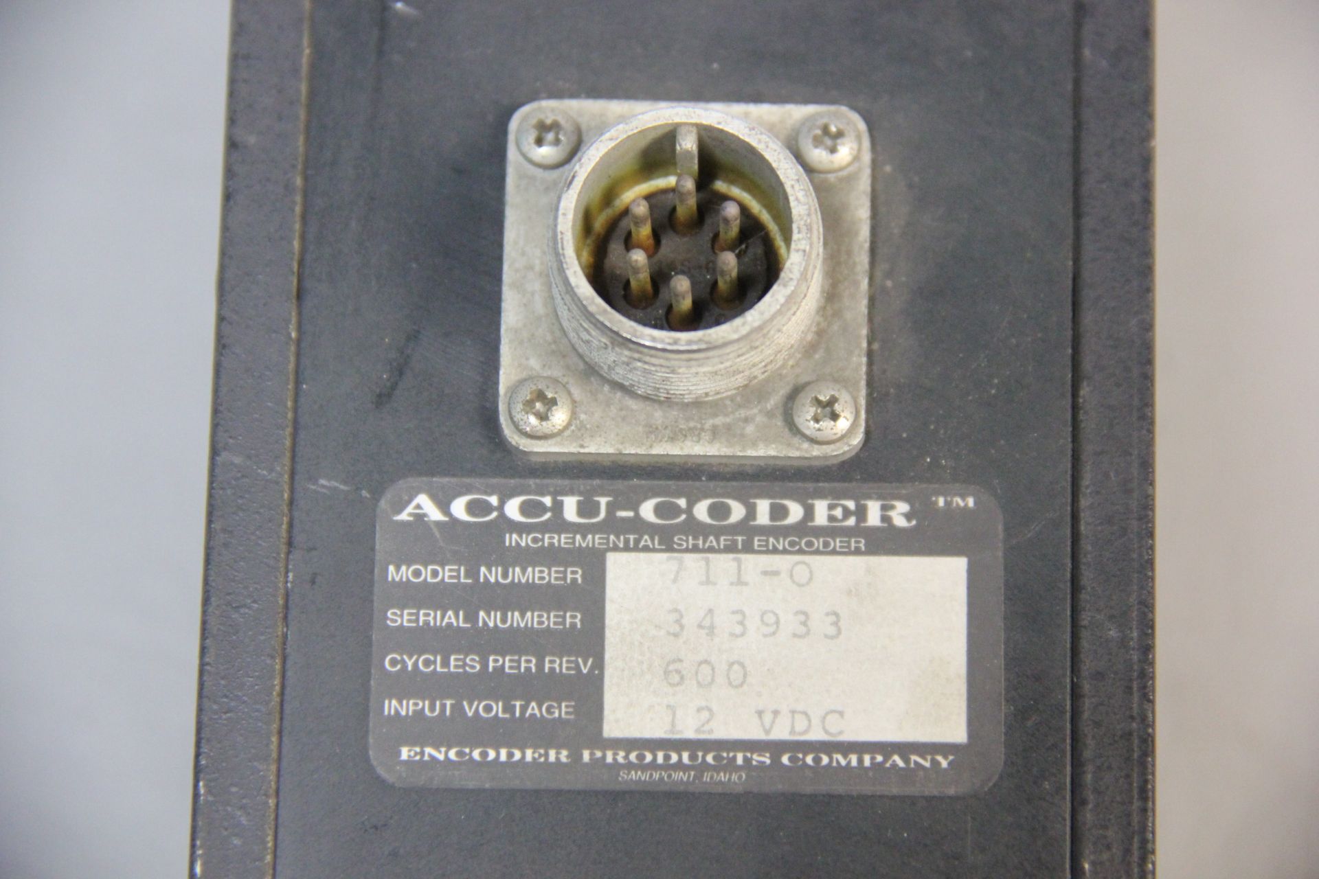 ACCU-CODER INCREMENTAL SHAFT ENCODER - Image 2 of 2