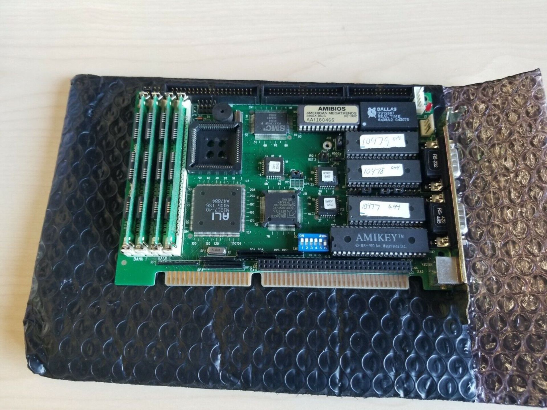 ADVANTECH PCA-6134 386SX INDUSTRIAL CPU CARD