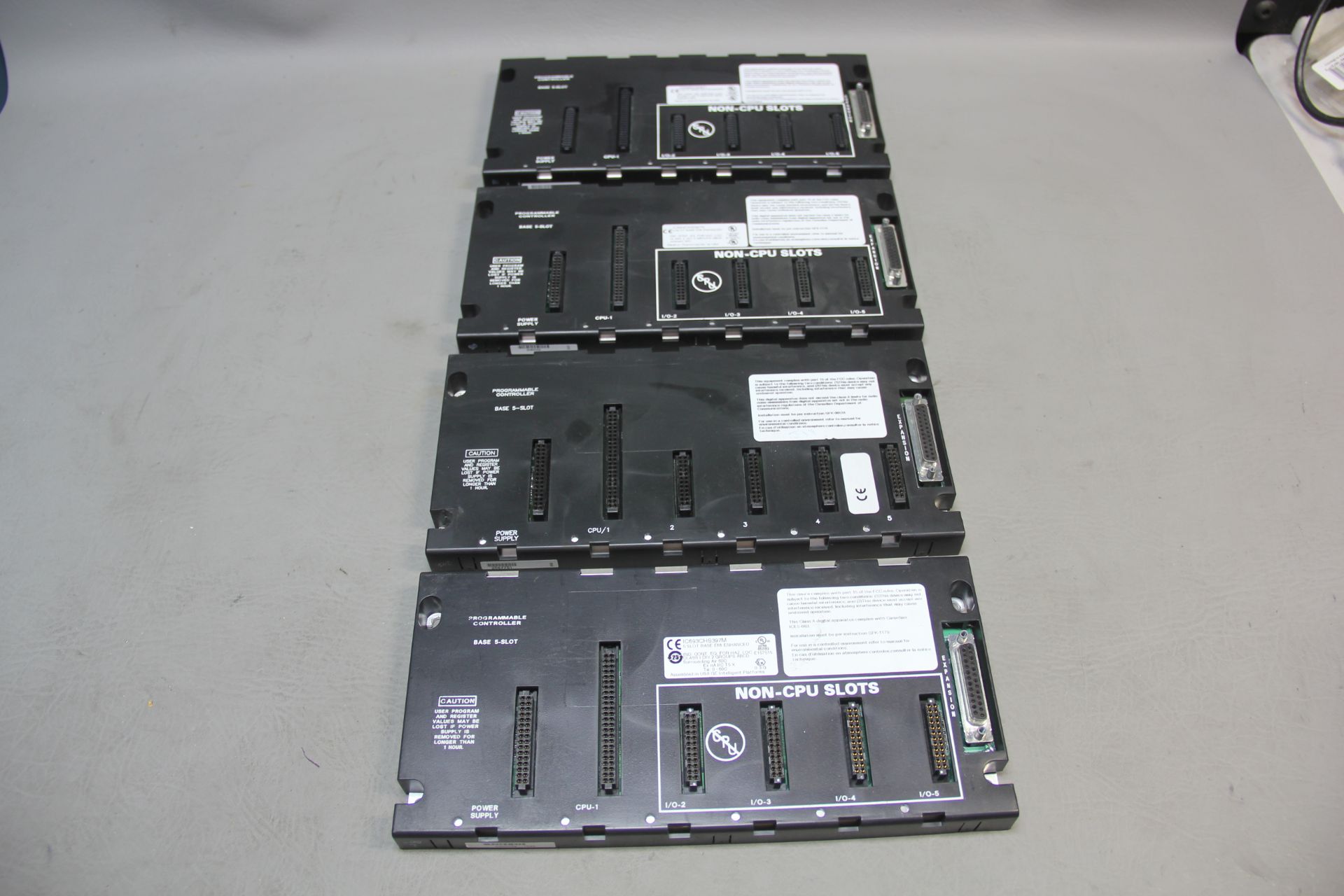 LOT OF GE FANUC PLC RACK CHASSIS