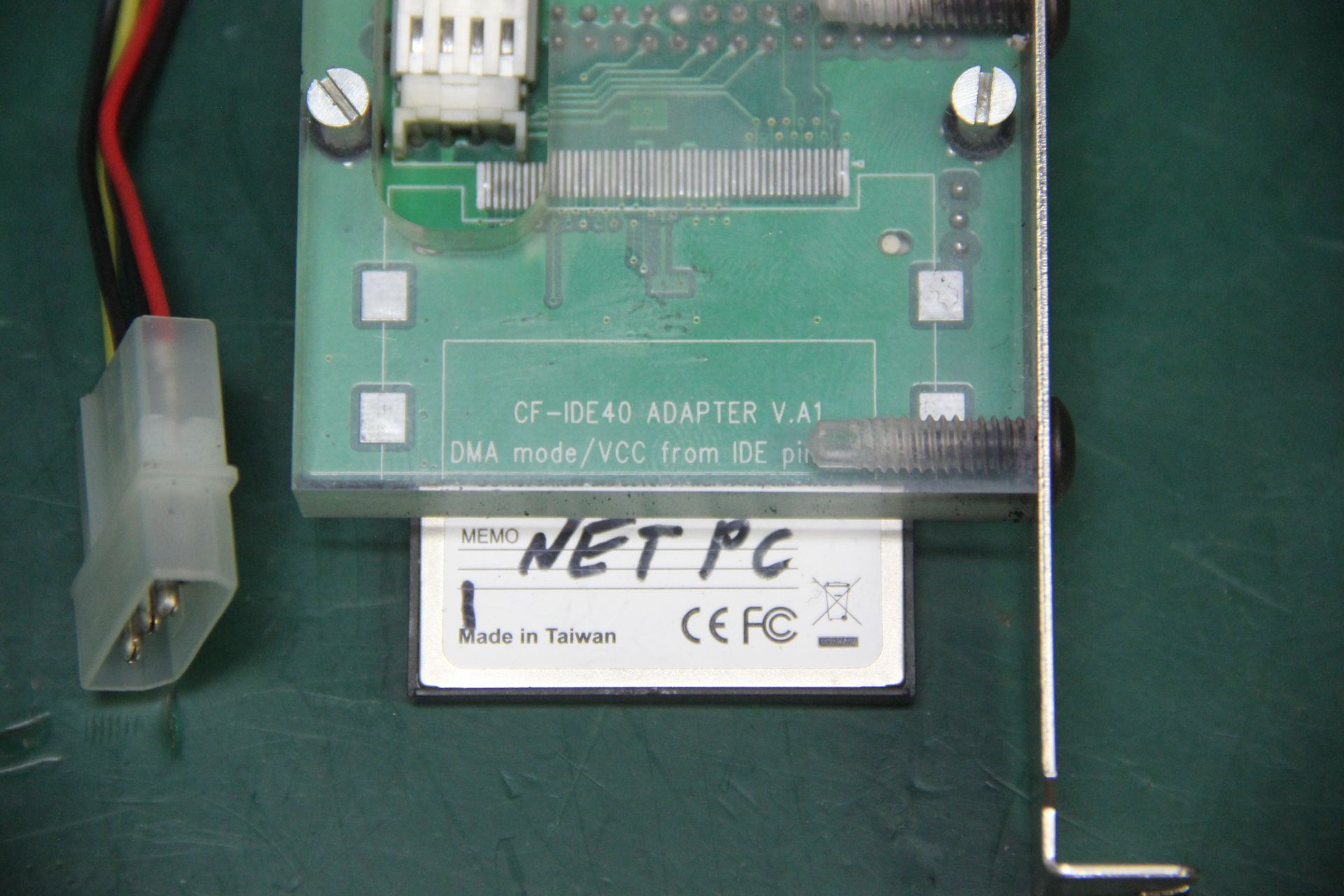 COMPACT FLASH CARD READER ADAPTER CF-IDE40 - Image 3 of 3