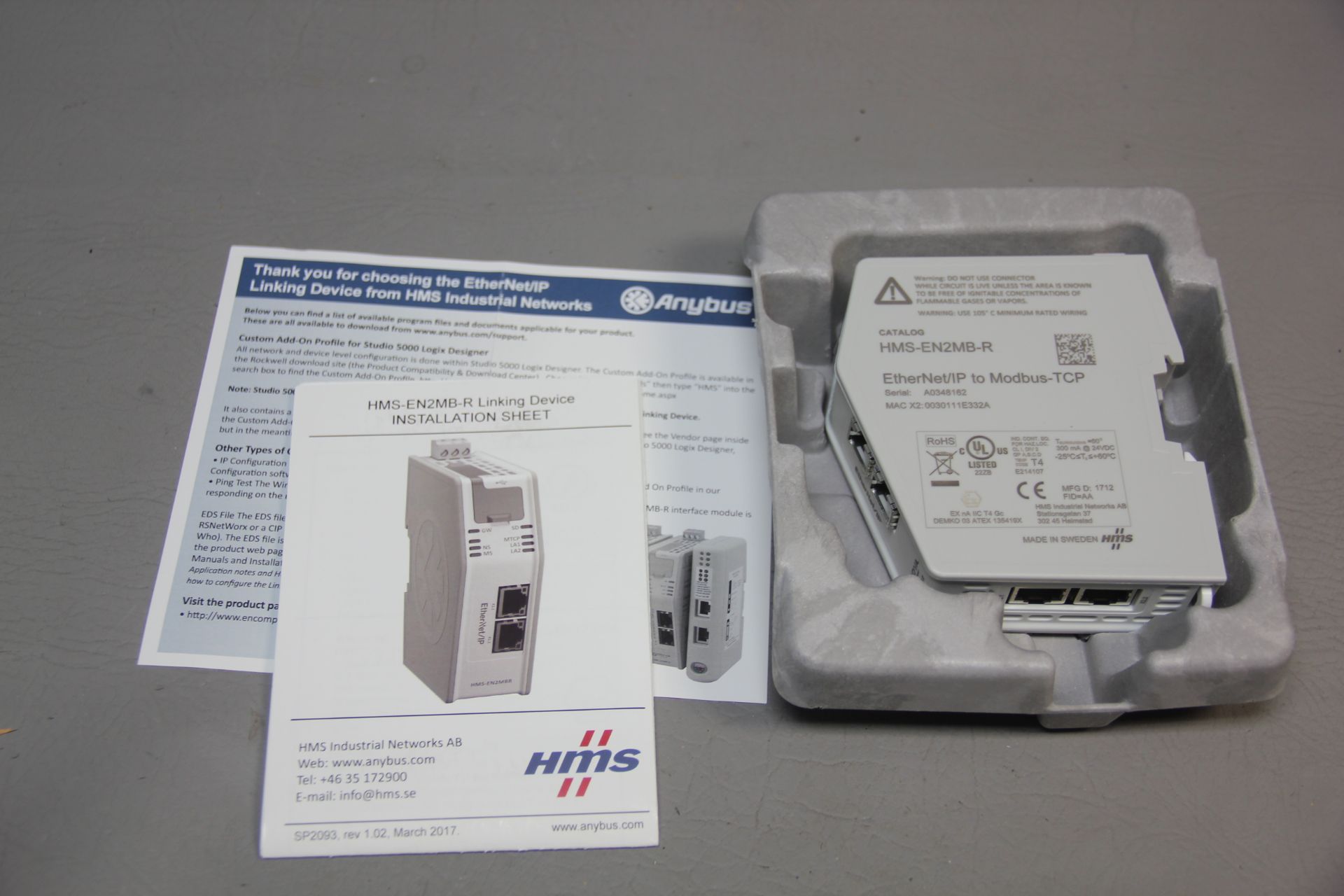 NEW ANYBUS EHERNET/IP TO MODBUS TCP MODULE - Image 2 of 4