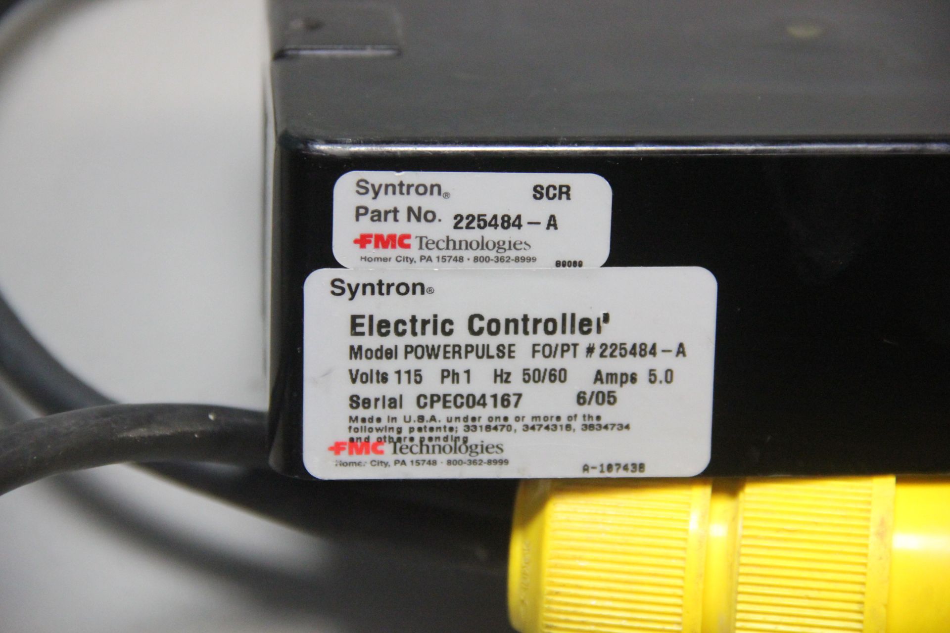 FMC SYNTRON POWERPULSE CONTROLLER - Image 3 of 4