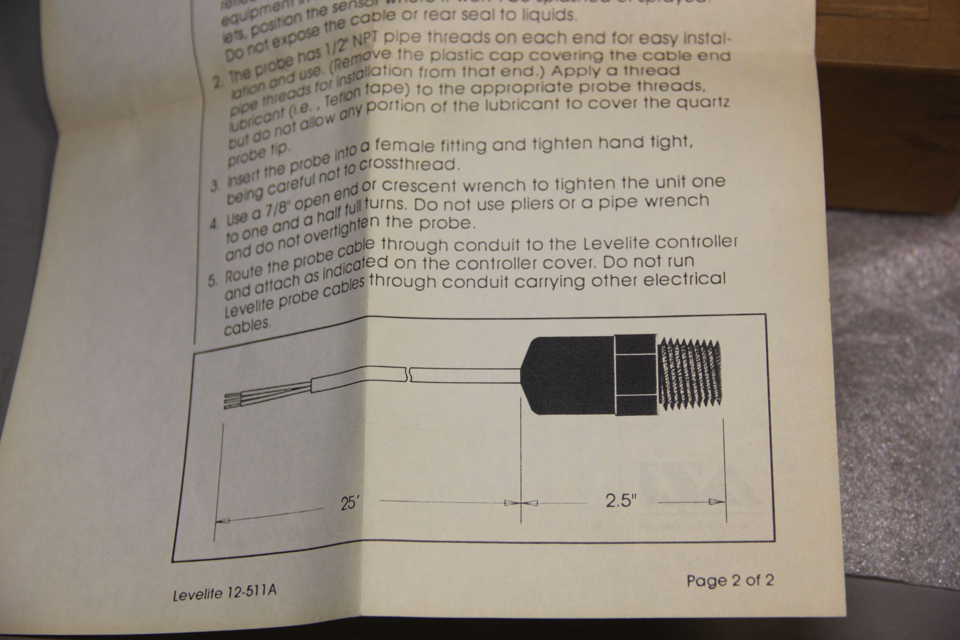 NEW GENELCO LEVELITE BINDICATOR LIQUID LEVEL SENSOR - Image 6 of 6