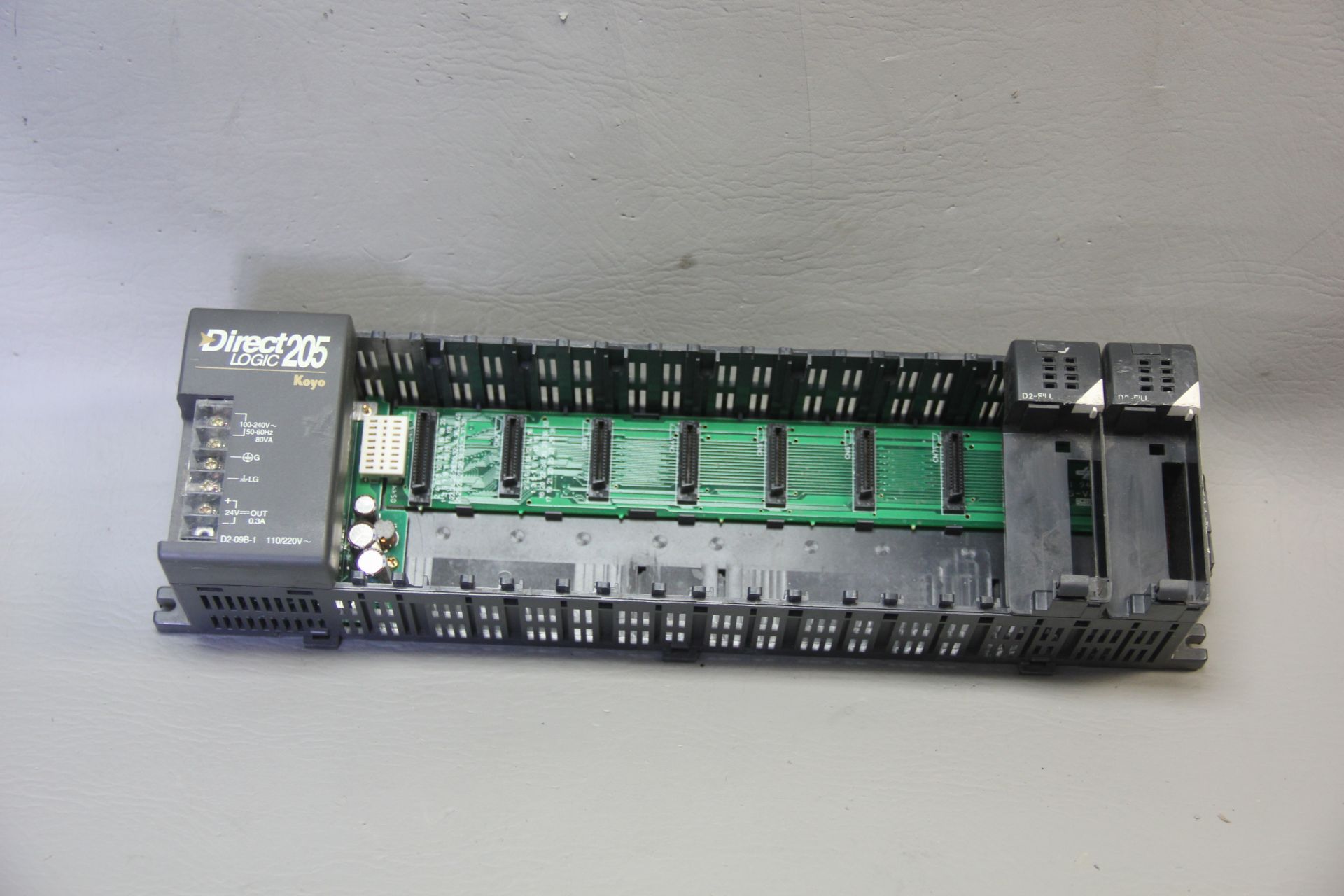 KOYO DIRECT LOGIC 9 SLOT PLC RACK