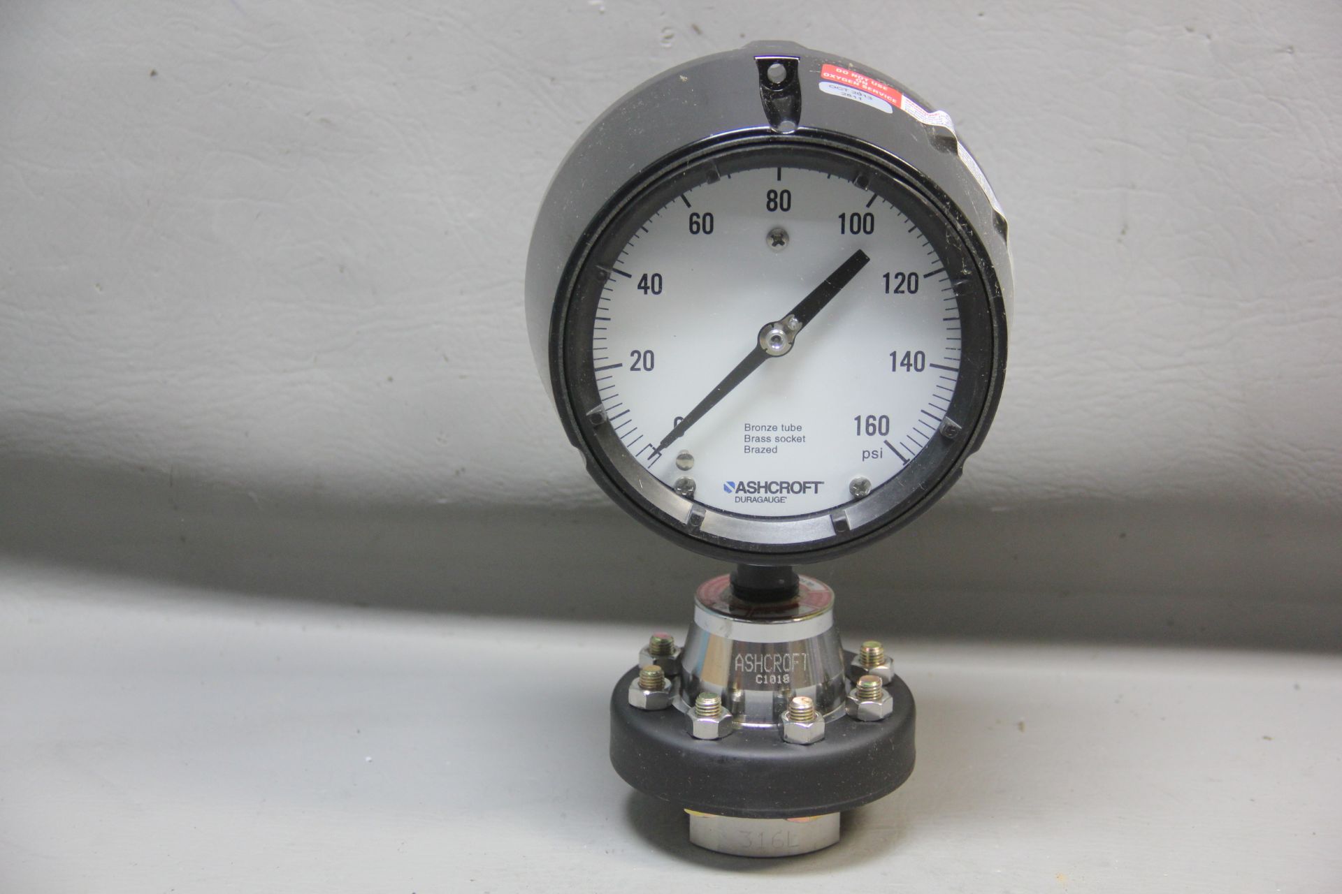 NEW ASHCROFT PRESSURE GAUGE WITH SS DIAPHRAGM - Image 3 of 6