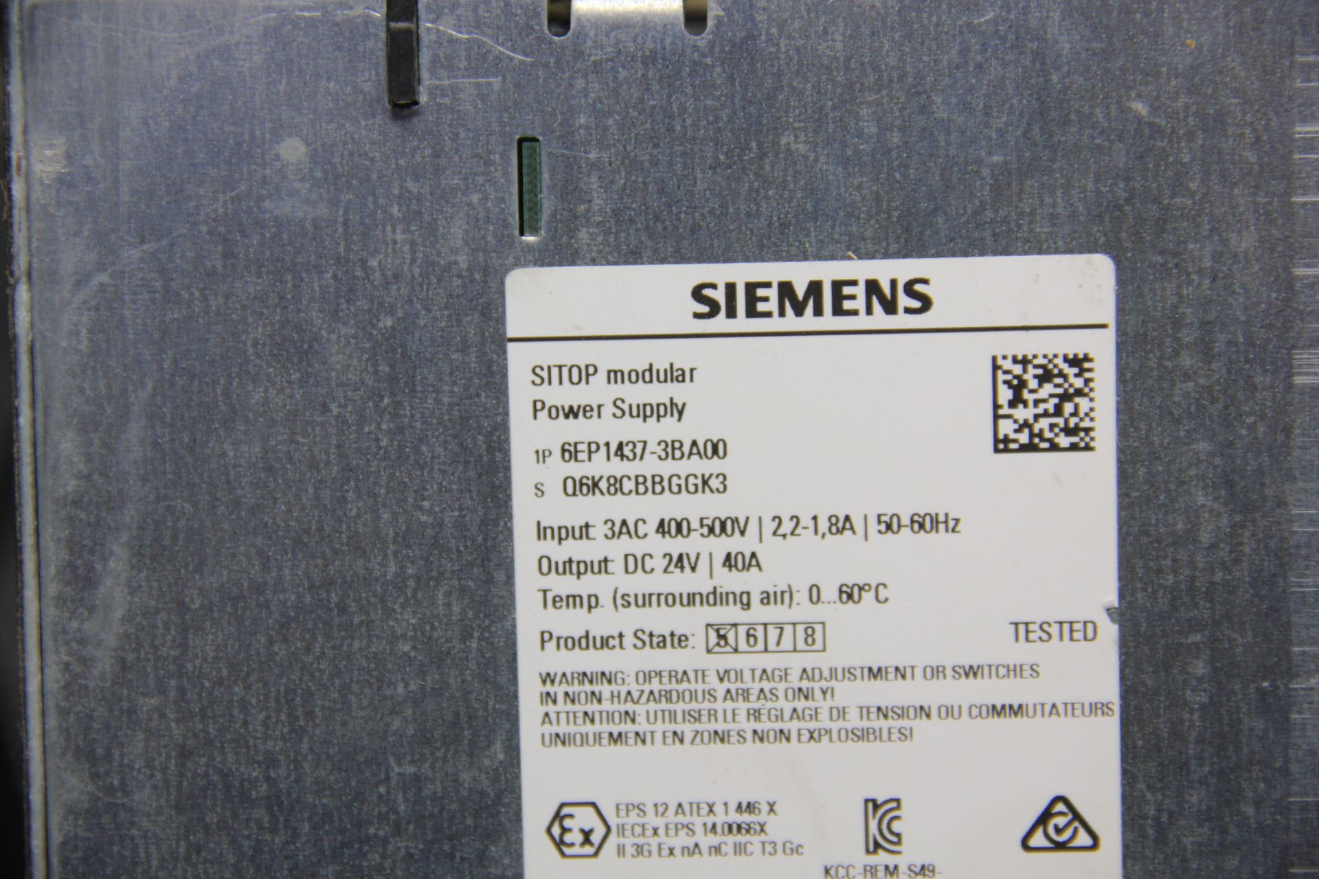 SIEMENS SITOP MODULAR POWER SUPPLY - Image 4 of 4