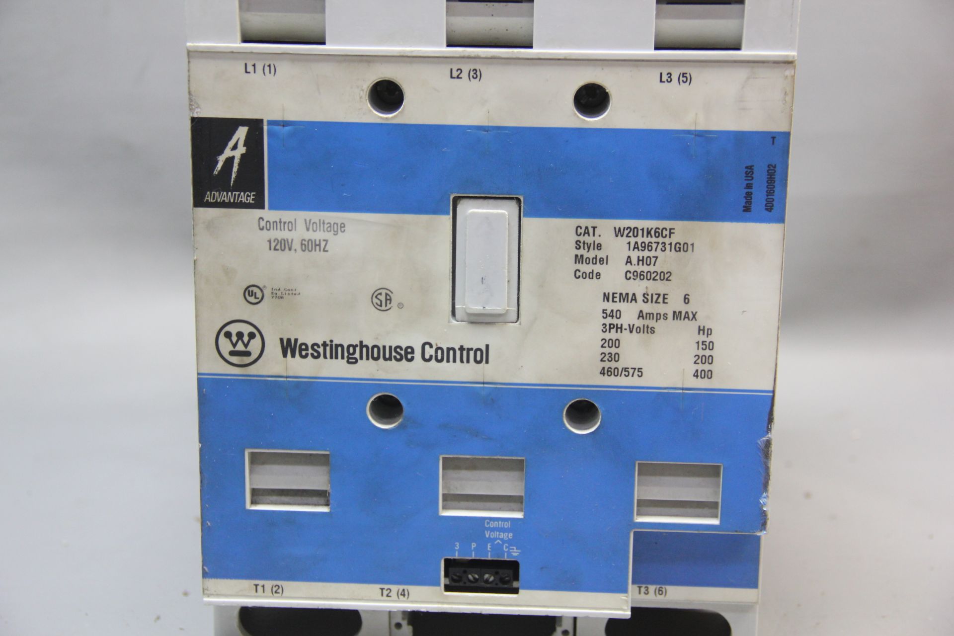 WESTINGHOUSE ADVANTAGE SERIES CONTACTOR - Image 5 of 6