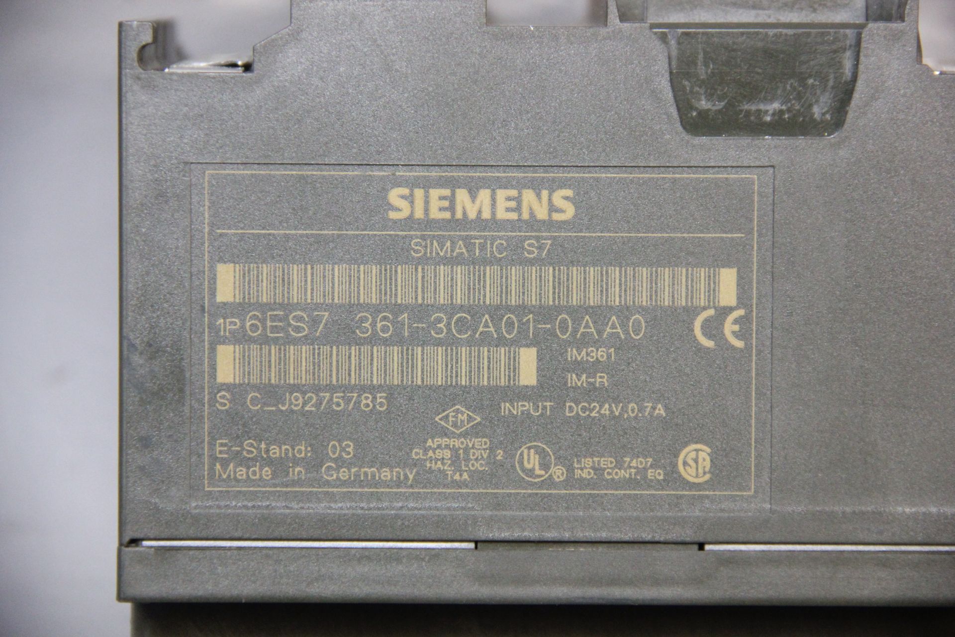 SIEMENS SIMATIC S7 IM 361 CONNECTION MODULE - Image 4 of 5