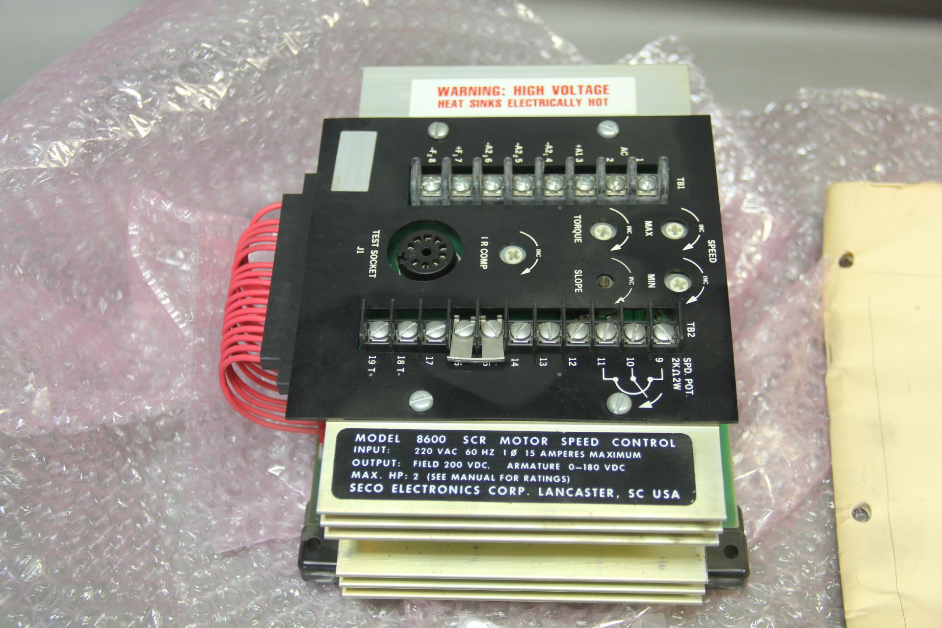 NEW SECO SCR MOTOR SPEED CONTROLLER - Image 5 of 7