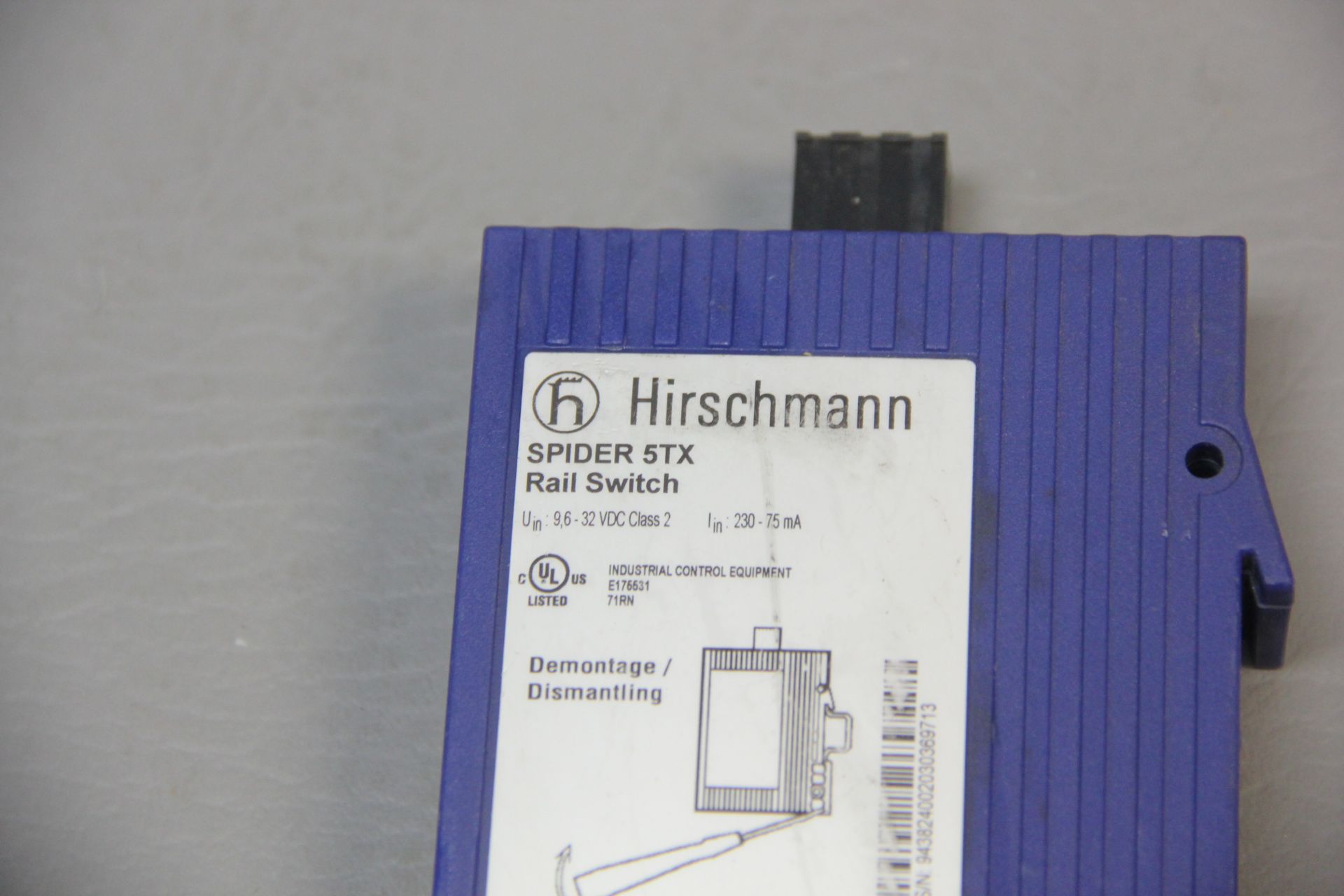 HIRSCHMANN RAIL SWITCH - Image 3 of 3