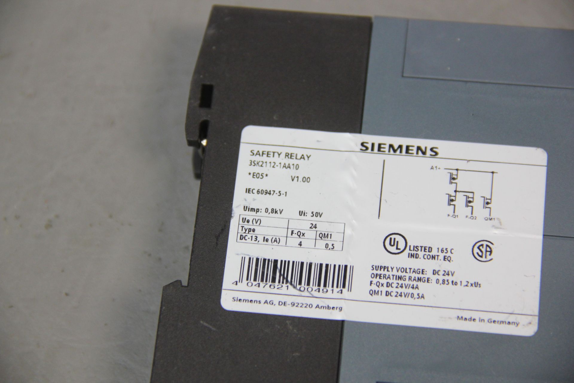 SIEMENS SAFETY RELAY - Image 4 of 4