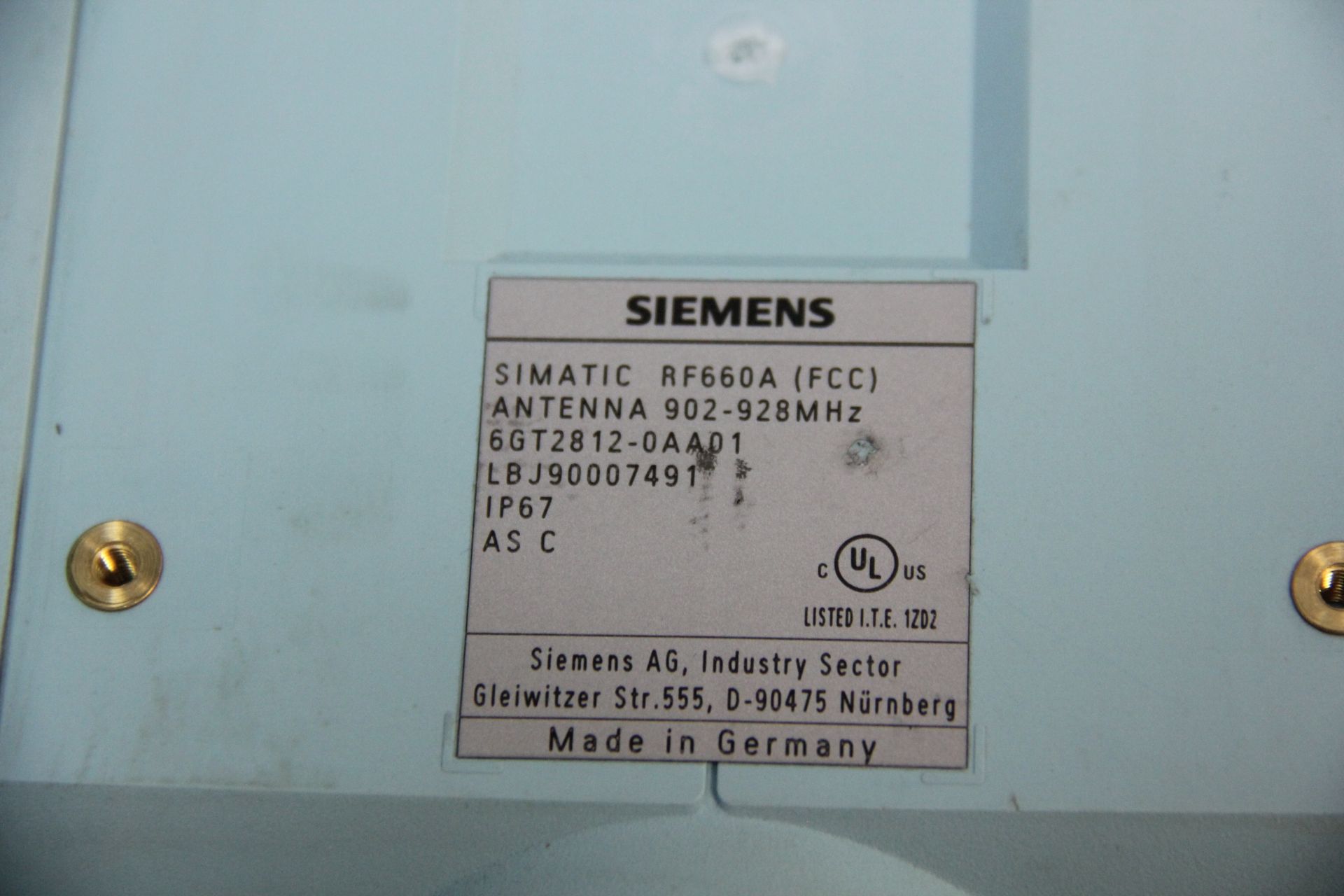 SIEMENS SIMATIC RF600A ANTENNA - Image 3 of 3