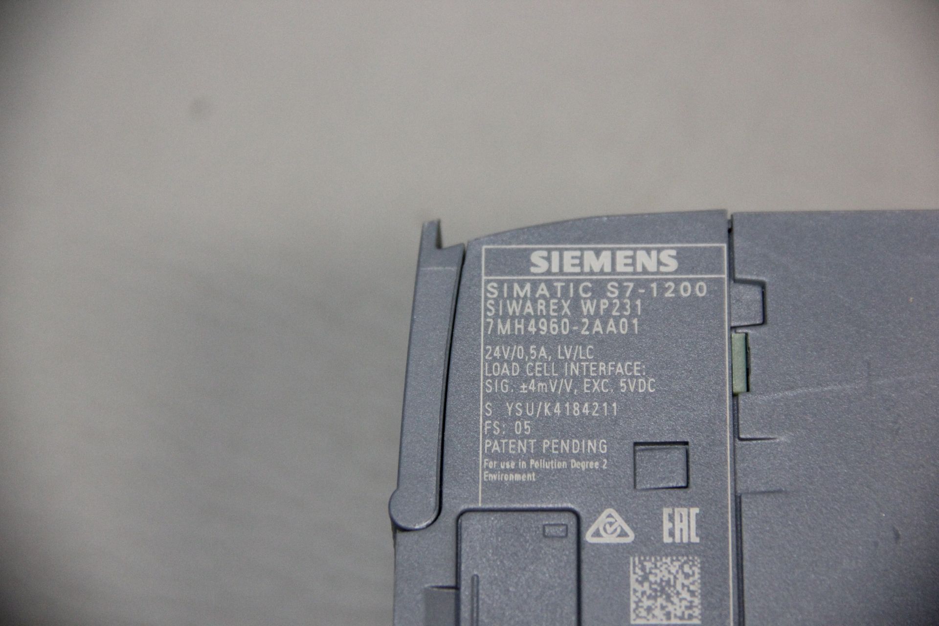 SIEMENS SIMATIC S7-1200 SIWAREX WEIGHING MODULE - Image 6 of 6