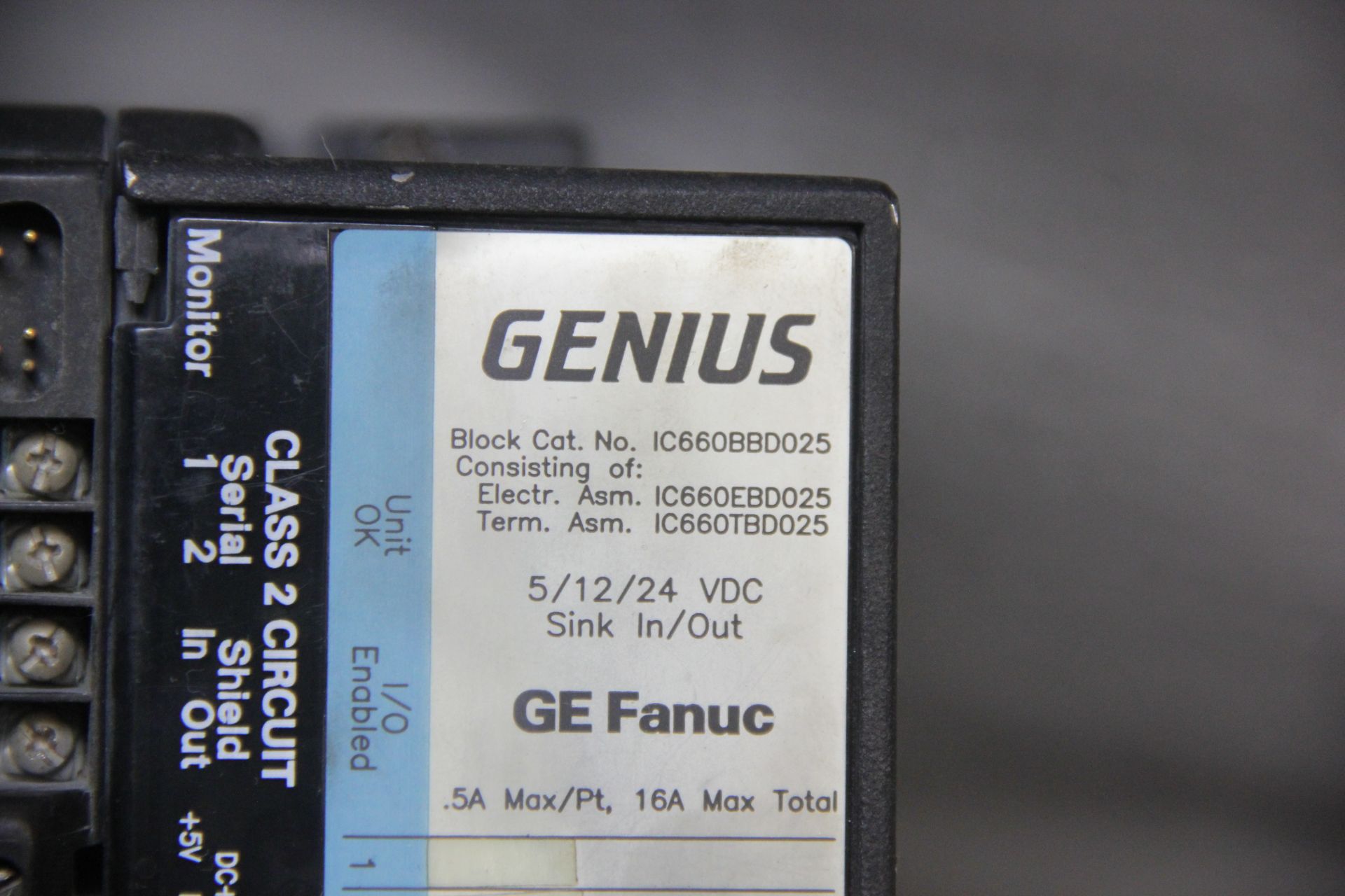 GE FANUC GENIUS MODULE - Image 4 of 4