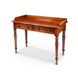 An early Victorian mahogany dressing table