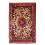 A fine woven Isfahan carpet circa 1920